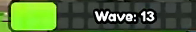 Wave progress bar reading Wave: 13