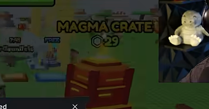 World label MAGMA CRATE with a hexagon price of 29